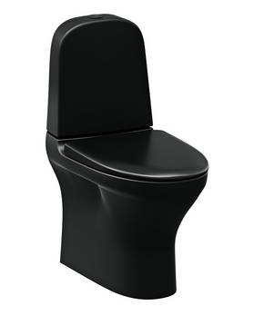 Toilet Estetic 8300 - skjult S/P-lås, Hygienic Flush