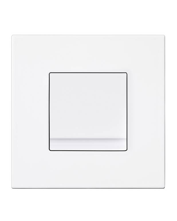 Flush button XS - mechanical, metal - Made from white-painted metal
For front installation on Triomont XS