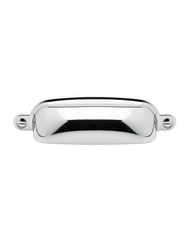 Cabinet handle H1 - Traditional and sleek curved handle
Polished nickel