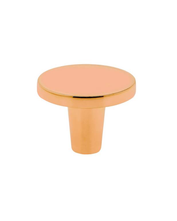 Badeværelsesmøbler  tilbehør  knop K5 - En charmerende lille knop i poleret kobber
Kan også anvendes som krog