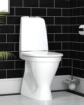 Toilet Nautic 1546, s-lås, høj model, Hygienic Flush