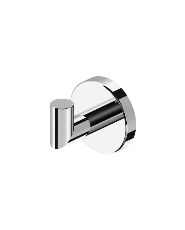 Towel hook Round - A classic design with round lines
Can be screwed or glued
Made of metal