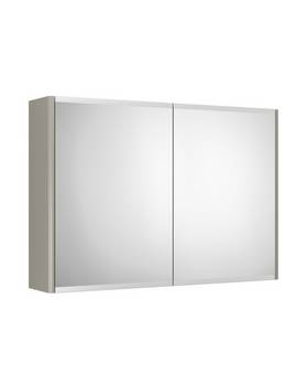 Vonios spintelė su veidrodžiu, „Graphic“ – 80 cm