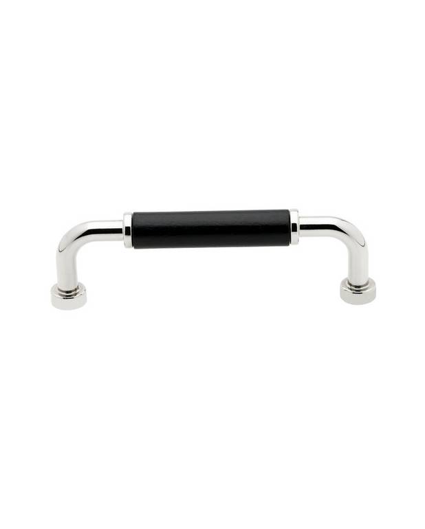 Cabinet handle H2 - In fifties style made from nickel-plated brass
Black metal
Available in several sizes