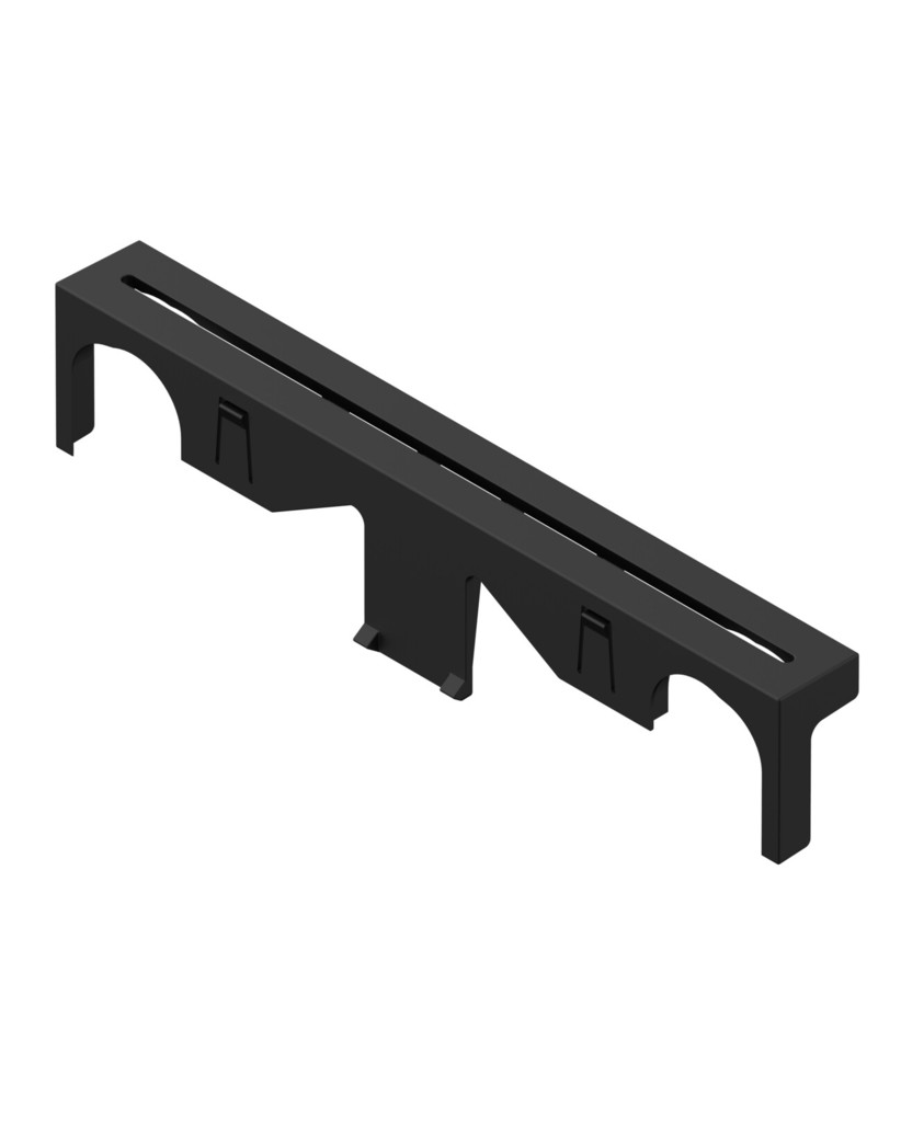 Shelf, Matt black Click shelf for c-c 150 and 160 mixers - Gustavsberg